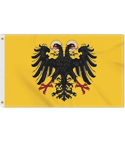 Germany Eagle Flag - 3x5 Feet Polyester, Canvas Header, Brass Grommets, Indoor Use