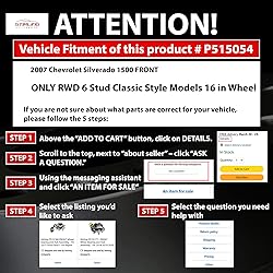 Stirling P515054PR_6L07 - Pair 2 Front Wheel