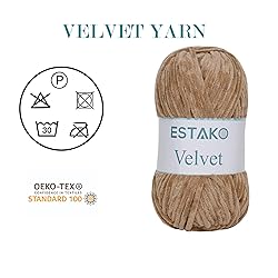 Estako Velvet Chenille Blanket amigurumi Yarn for