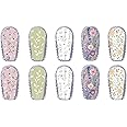 Glucomart Adhesive Transmitter Stickers for Dexcom G6 (10 Count) – Maximum Strength CGM Stickers, Waterproof & Durable (Floral Variety Pack) (G6 Stickers)