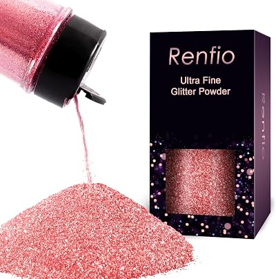 Renfio Ultra Fine Glitter Powder Amethyst 50g Resin Epoxy Flakes Slime Tumblers
