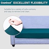 Granbest Premium Water-Repellent Sofa Seat Cover 1 Seater Blackish Green view 3