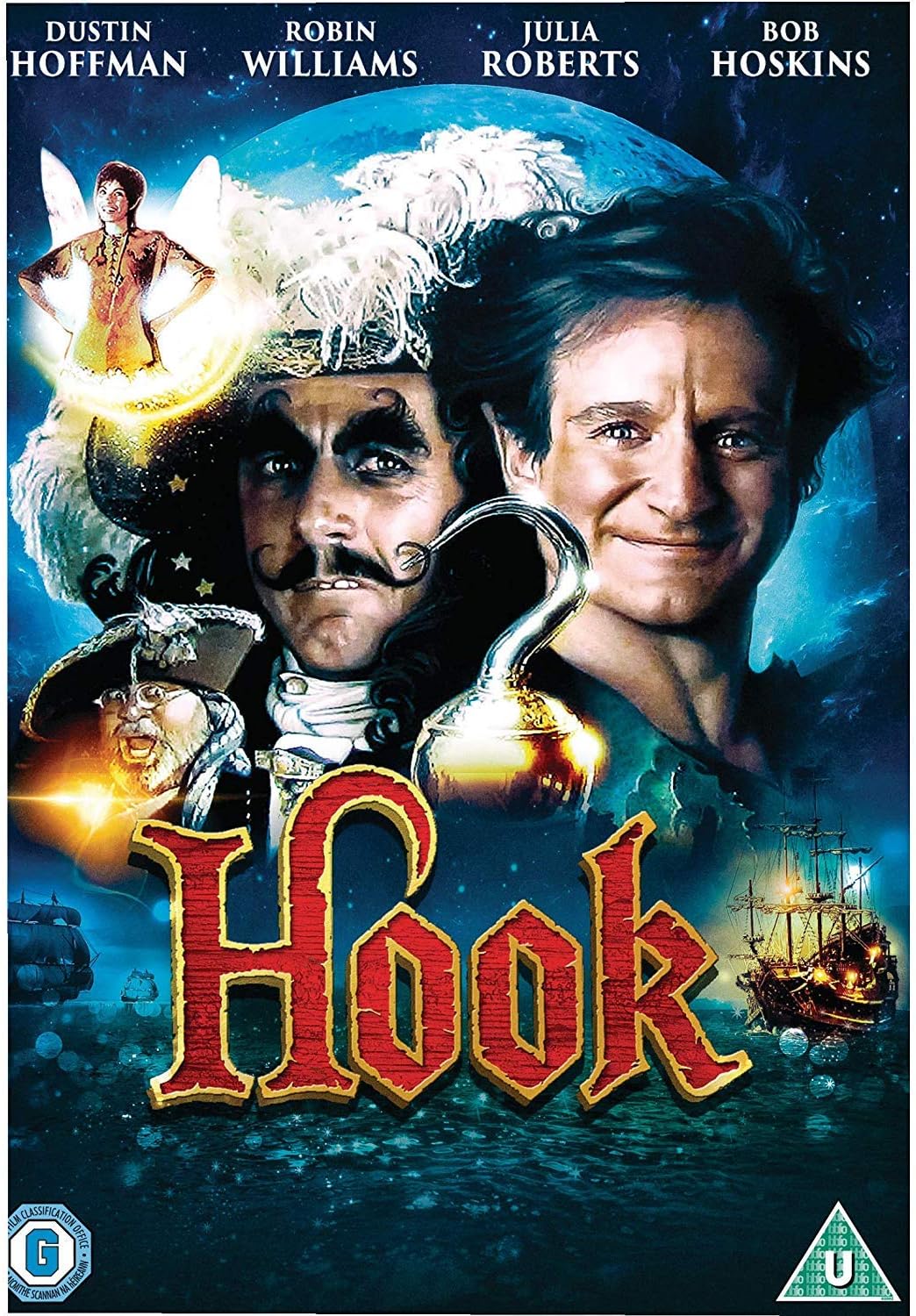 Hook [DVD] [2018] Amazon.co.uk Dustin Hoffman, Robin Williams, Julia