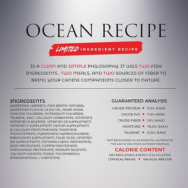 ESSENCE LIR OCEAN DOG FOOD 13-OZ, CASE OF 12