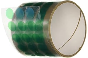 TapeCase Green Polyester Discs 1/2" - 250/rl (1 Pack)