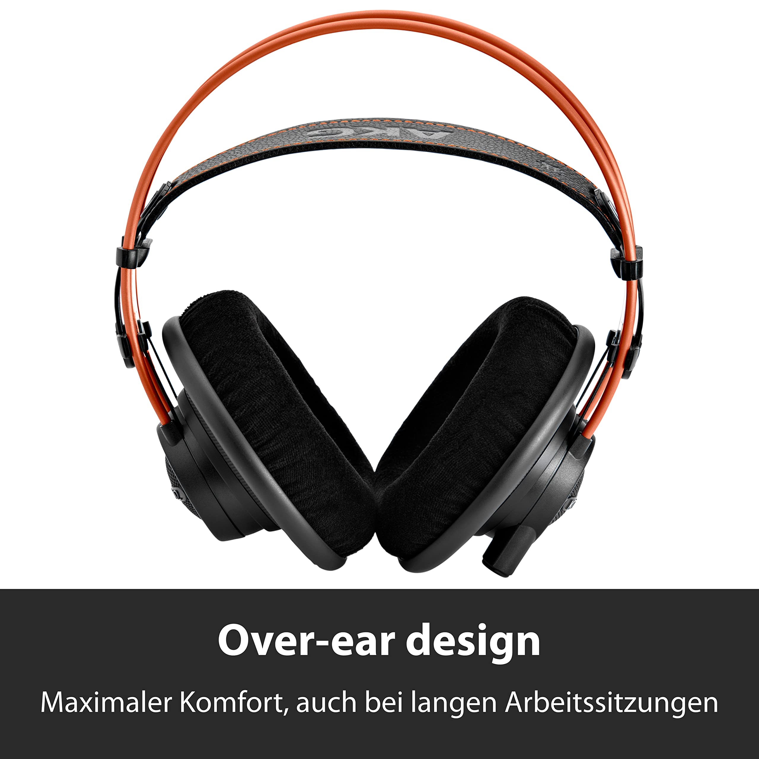 AKG K712PRO Offener Over-Ear-Studiokopfhörer der Premium-Referenzklasse, ausgefeilte offene Technologie, revolutionäre Flachdraht-Schwingspule, breites und weites Klangbild, Komfortables Design 3
