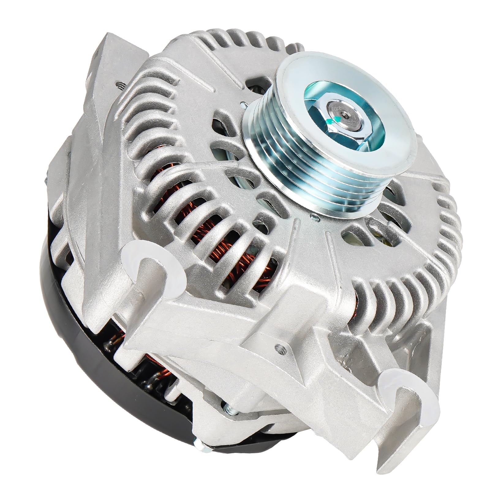 Photo 1 of 130 Amp New Alternator Fit for V8 4.6L Ford Crown Victoria 1996-1998 (Only fit for CNG), for 1996-1999 2001 2003 2004 Ford Mustang, for 1996-1998 Lincoln Mark VIII, AFD0048 F6LU-10300-CA 400-14029