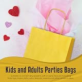 Thepaperbagstore 10 Yellow Small Paper Party Bags With Handles 18x22x8cm view 9
