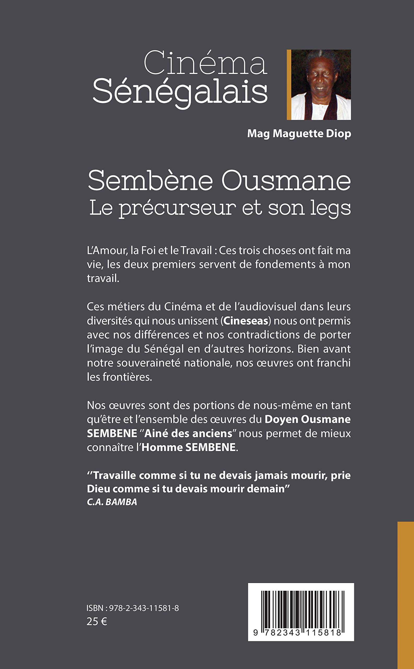 Amazon Com Cinema Senegalais Sembene Ousmane Le Precurseur Et Son Legs French Edition Diop Mag Maguette Books