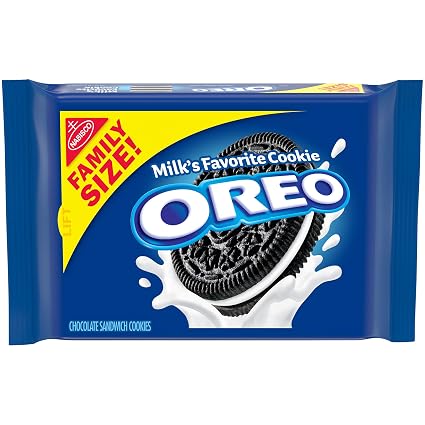 Nabisco oreo, chocolate sandwich cookies (044000033279)