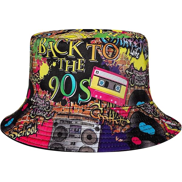 90s Outfit for Women Men, Fashion Retro 90s Bucket Hat  display picture 1