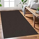 EARTHALL Washable Area Rug 3x5 Ft Non Slip Rugs for Entryway, Braided Rubber Backed Throw Rugs Door Mat Indoor Outdoor Entrance, Cotton Woven Carpet for Kitchen Foyer Front Door, Taupe/Coffee