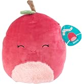 Squishmallows 10-Inch Red Cherry Jazwares Plush Stuffed Animal Toy | Soft Squishy Fruit Stuffed Animal Collectible Gift for Kids, Boys &amp; Girls
