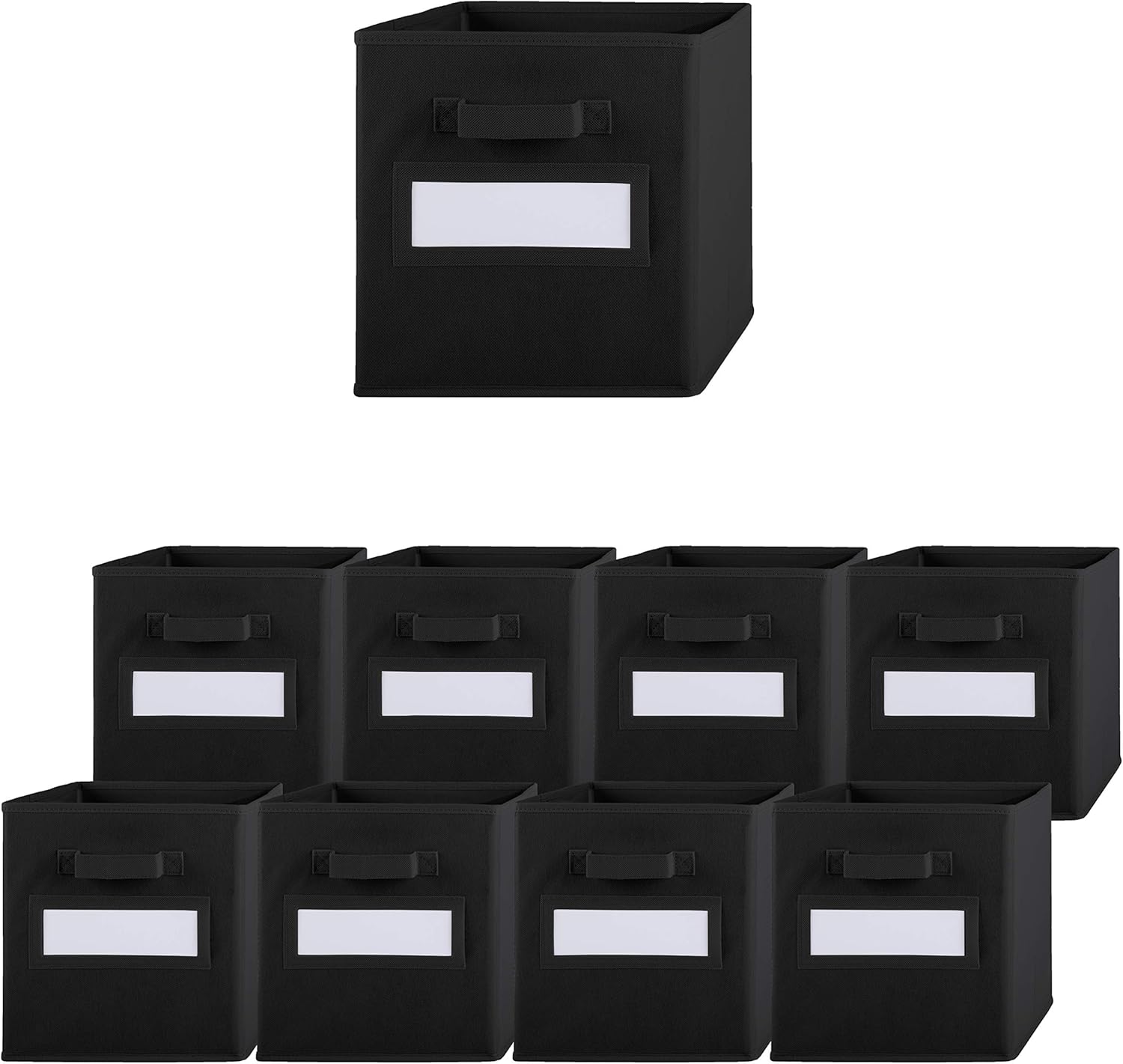 Pomatree Storage Bins 9 Pack Durable Storage Cubes