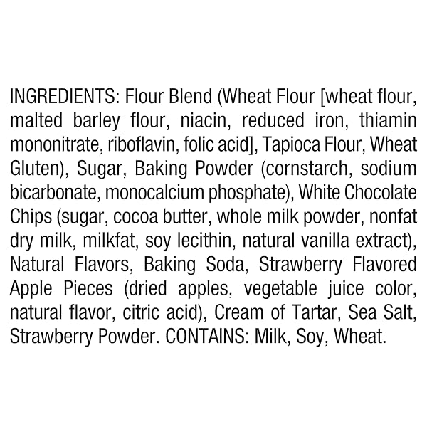 BOB’S RED MILL WHITE CHOCOLATE & STRAWBERRY PANCAKE/WAFFLE MIX, 20 OUNCE (PACK OF 1) – JUST ADD WATER, MAKES 32-40 PANCAKES PER BAG