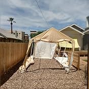 Amazon.com : CoverPro 10 ft. x 17 ft. Portable Shed, Garage or Car Shelter : Garden &amp; Outdoor