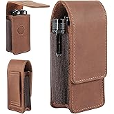 Multitool Sheath for Men,Leather Multitool Sheath for Belt,Multitool Holster,EDC Belt Pouch Fits Folding Tool,Magnetic Closure Multitool Pouch for Folding Knife,Tool Pouch with Belt Clip