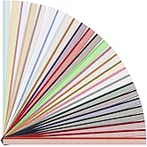 24Pcs Binding Headbands Endbands, Colorful 11.8x0.5 Inches Medium Cotton Book Headband Binding Kit for Beginners Bookbinding 