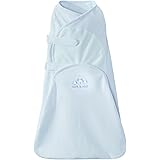 Halo Swaddlesure Adjustable Swaddling Pouch, Blue, Small
