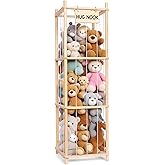 Old Canal Stuffed Animal Storage Organizer, Wooden Plushies Storage, Space Save Toy Storage Organizer, Stuffed Animals Zoo Ho