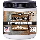 CAF Lift Pro | Rust Remover Concentrate | Concrete, Pavers, Brick, Tile | Rust stain remover concentrate cleans concrete, pavers, brick, tile, grout, patio &amp; driveway surfaces without scrubbing