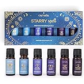 Carnatia Starry Spell Fragrance Oil Set – 6 Magical & Calming Aromatherapy Blends for Stress Relief, Relaxation & Emotional Wellness | Mystical Fragrance Oils for Diffusers, Massage & Meditation