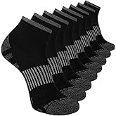 Skechers Men's Work Collection Quarter Crew Socks (8-Pack)
