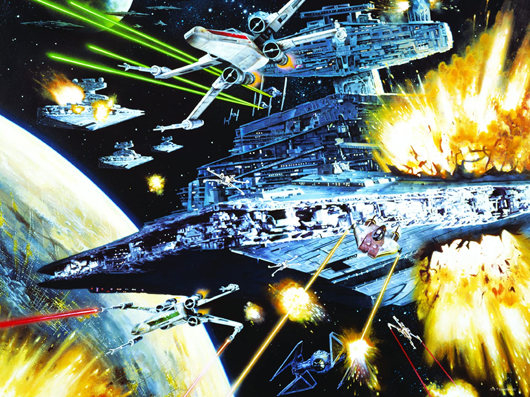 Starwars 3D Battle 500 piece puzzle