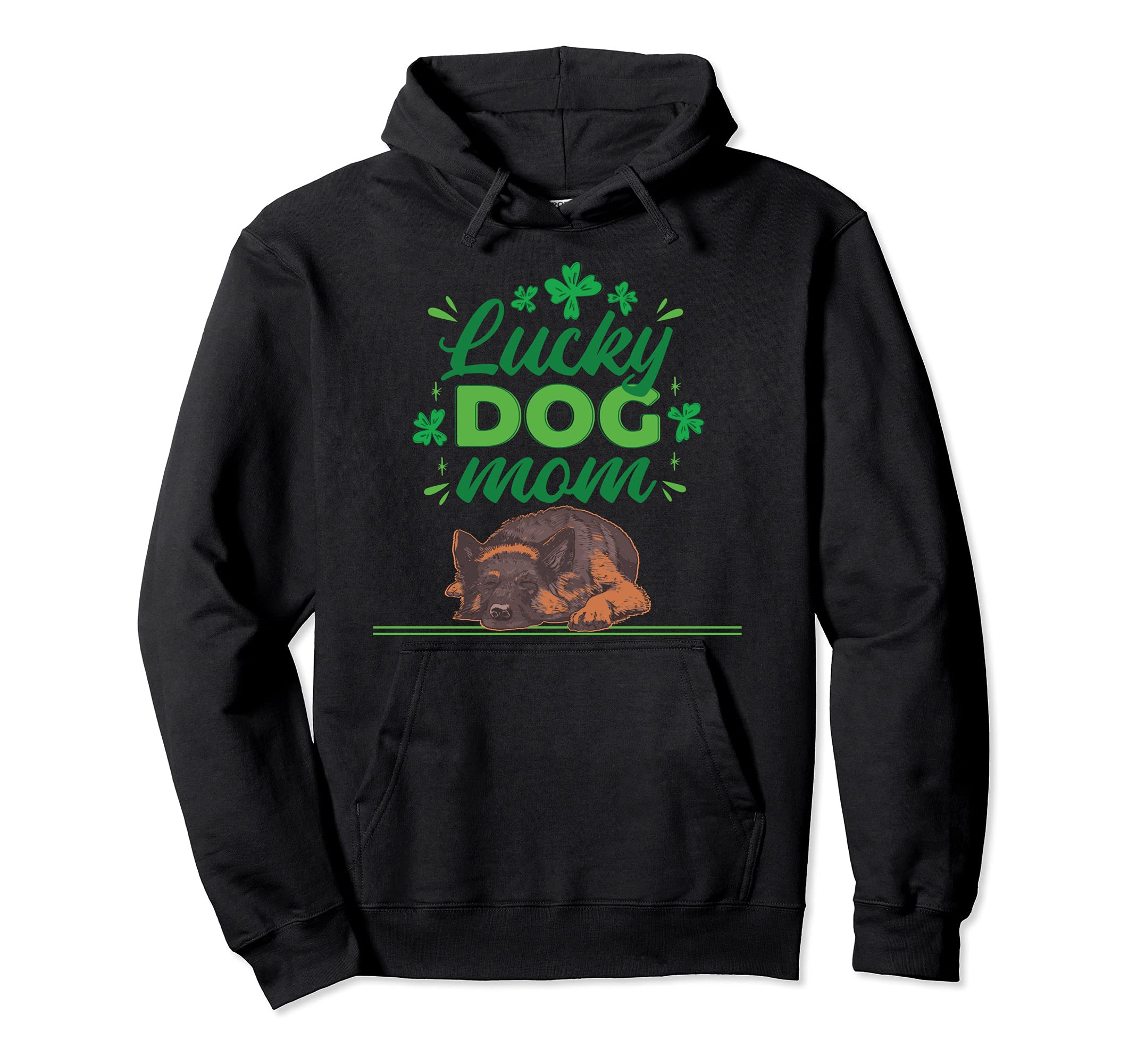 Dogs, Ladies Accessories German Shepherd, Happy Dog Mother Pullover Hoodie