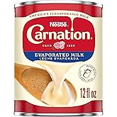 Nestl&eacute; Carnation Evaporated Milk, Vitamin D Added, Shelf Milk, Evaporated Milk Canned 12 fl oz