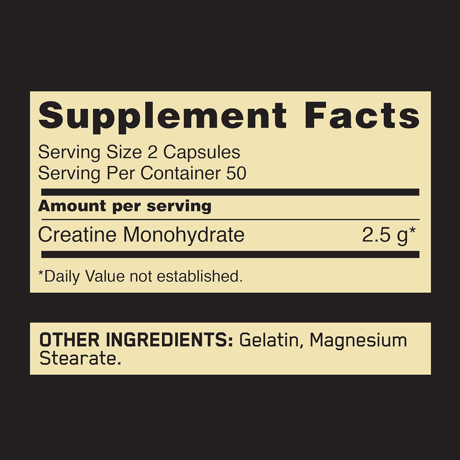Optimum Nutrition Micronized Creatine Monohydrate Capsules, Keto Friendly, 2500mg, 100 Capsules: Health & Personal Care