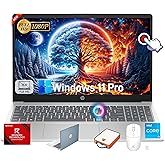 HP 15.6 Touchscreen Laptop Computer for Business & Student, Intel 8 Core i3-N305, HD Touch Display, 16GB RAM, 512GB SSD, AI Copilot, Win 11 Pro, Wi-Fi 6, W/Accessories