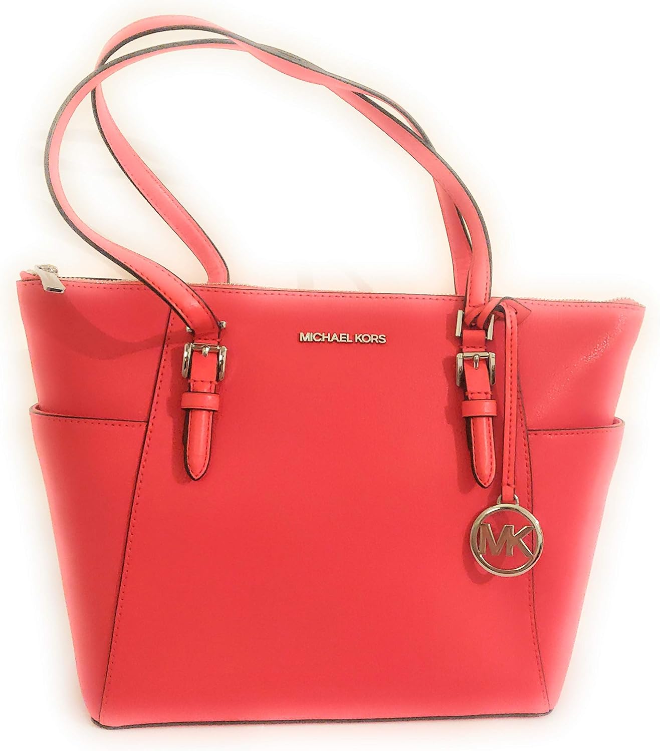 MICHAEL KORS Women's 35T0SCFT3LCoralReef Sling Bag, Rot, Normal