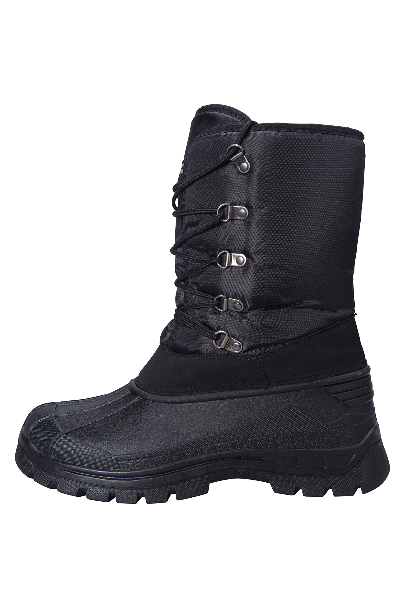 Mountain WarehousePlough Mens Snow Boots - Breathable Snowboots, Snowproof Mens Boots, Durable Textile, Rubber Outsole Winter Shoes - For Holidays In Cold Weather