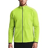 Zengjo Men's Track Jackets Full Zip Running Athletic Workout Lightweight Windproof Jacket with Zipper Pockets Quick Dry