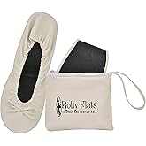 Women's Foldable Flats – Portable Ballet Slippers Shoes for Travel, Wedding – Fits in Purse
