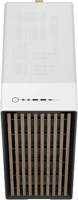 Fractal Design North Chalk White ATX Mid Tower Case with Front Wood Oak Mesh view 5