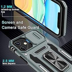 DEERLAMN Case for iPhone 11 with Slide Camera