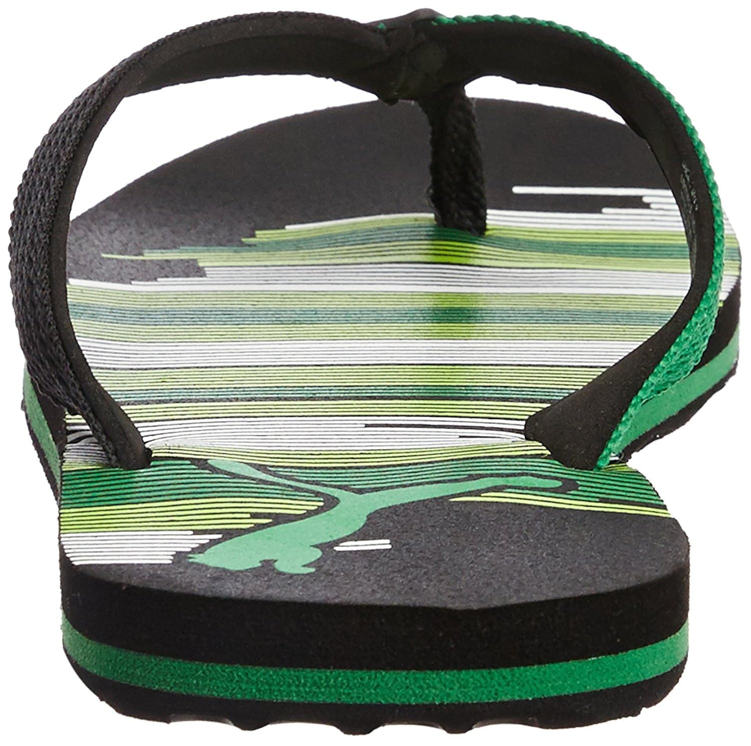 puma slippers green
