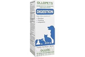 OLLOÏS OLLOPETS Digestion, Organic Homeopathic Remedy for All Pets, 1 Fl Ounce