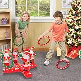 HONGCI Inflatable Santa Toss Game with 4 Rings - Xmas Party Fun for Kids Adults view 6