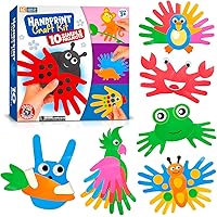 Arts and Craft Kit for Toddlers and Preschoolers, Easy Crafts for Kids Ages 3-5 – Animal Craft Set Includes Supplies and Inst