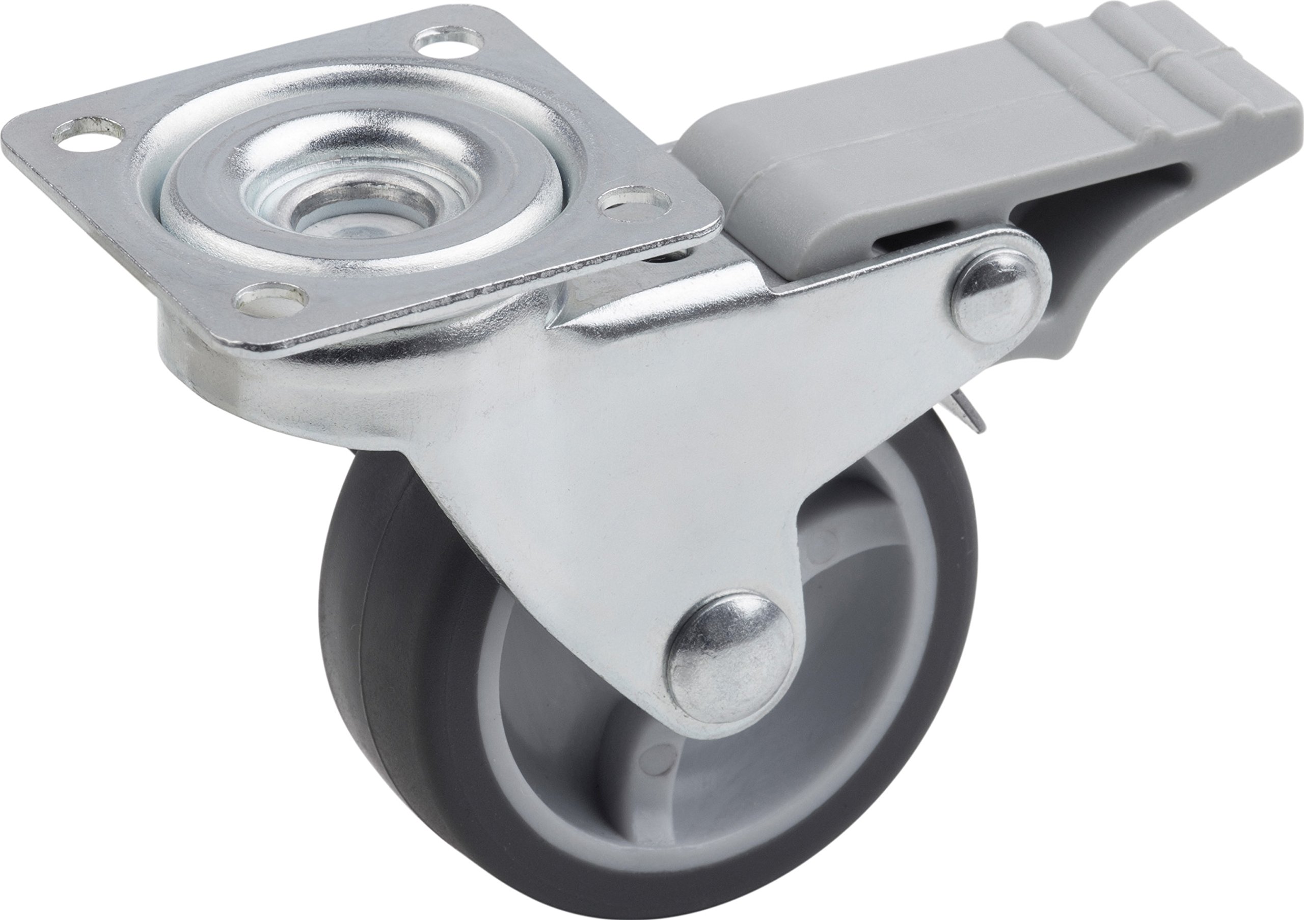 Master Caster Diameter 50 mm ✓ Adjuster ✓ 42 x 42 mm Plate ✓ TPR Wheels ✓ Soft Tread ✓ Bearing ✓ 40 kg Maximum Load/Transport Roller Furniture/Roller Heavy Duty Roller 802790