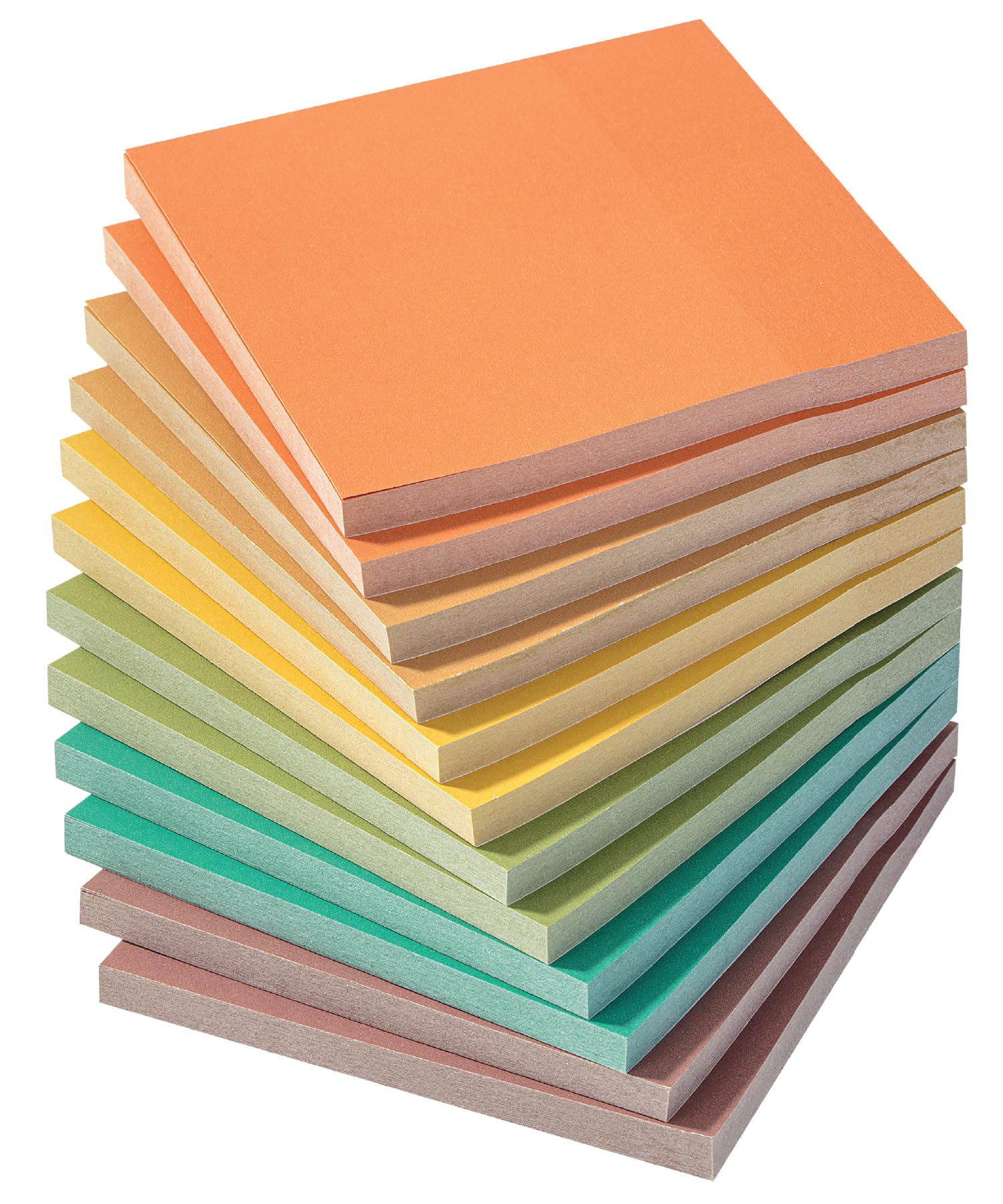 Photo 1 of Mr. Pen- Sticky Notes, 3”x3”, 12 Pads, 600 Sheets, New Earthy Colors Sticky Notes 3x3