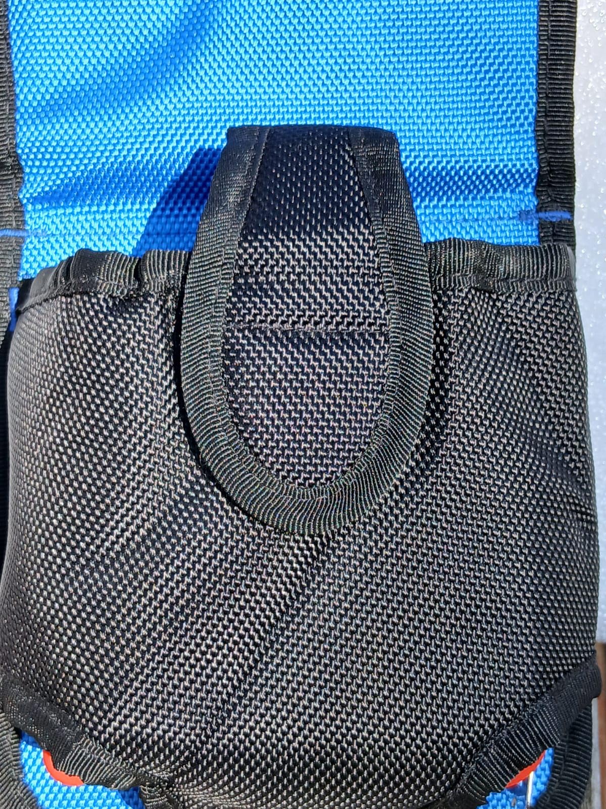 BIG NYLON TAPE MEASURE HOLDER (BLUE HI VIZ)