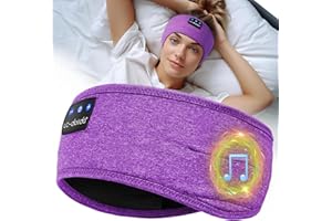 Sleep Headphones Bluetooth 5.4 Headband, TWS Wireless Earphones for Women, Travel Essentials, Workout Cool Tech Gadgets, Eye 