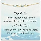 STORYJEWELLERY Friend Gifts for Women, Friendship Bracelets, Friend Birthday Valentines Day Gifts for Women, Bestie Bracelets, BFF Gift, Jewelry for Friends