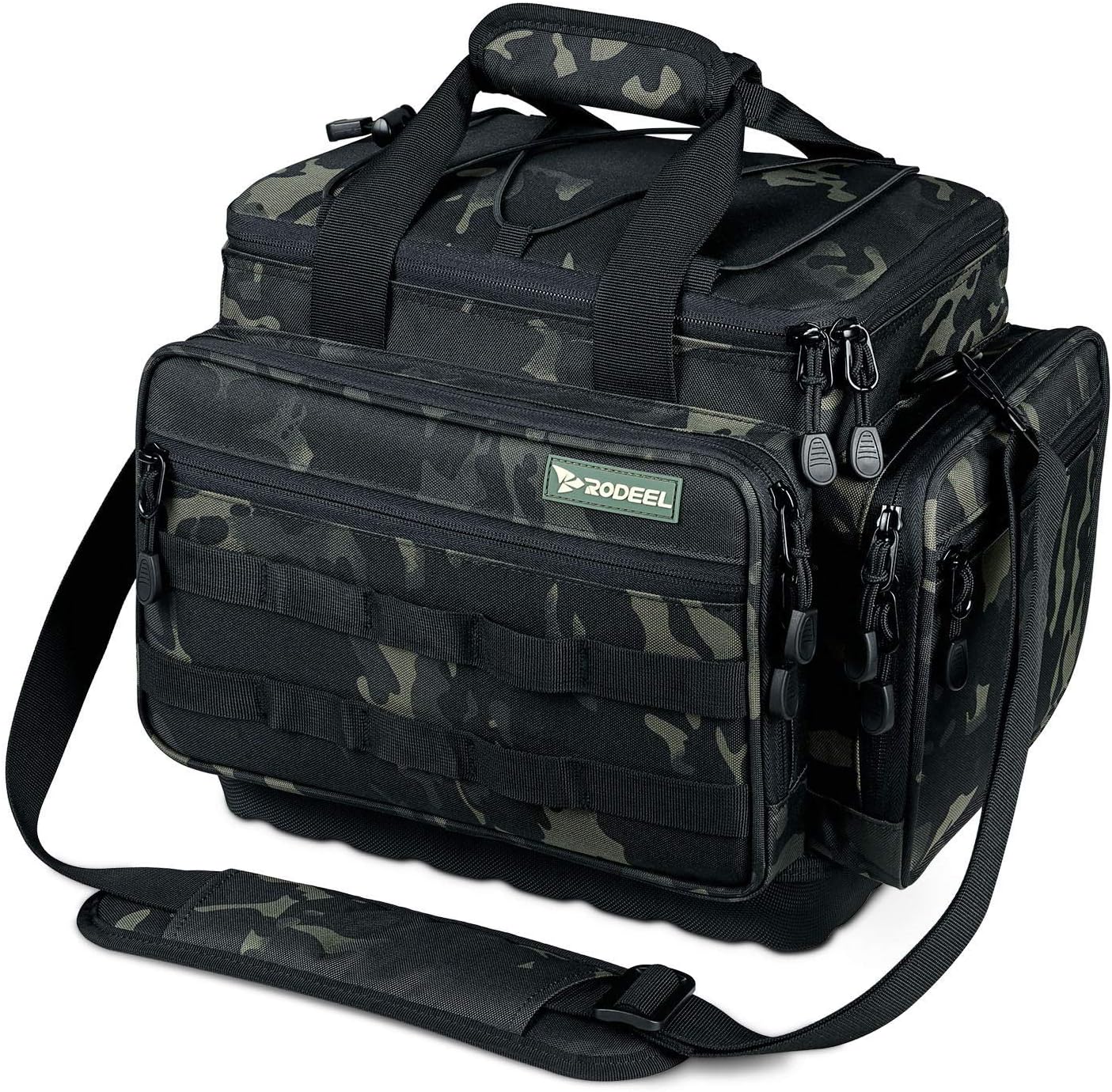 Rodeel Fishing Tackle Bags - Fishing Bags for Saltwater or Freshwater Fishing Without Trays : Sports & Outdoors