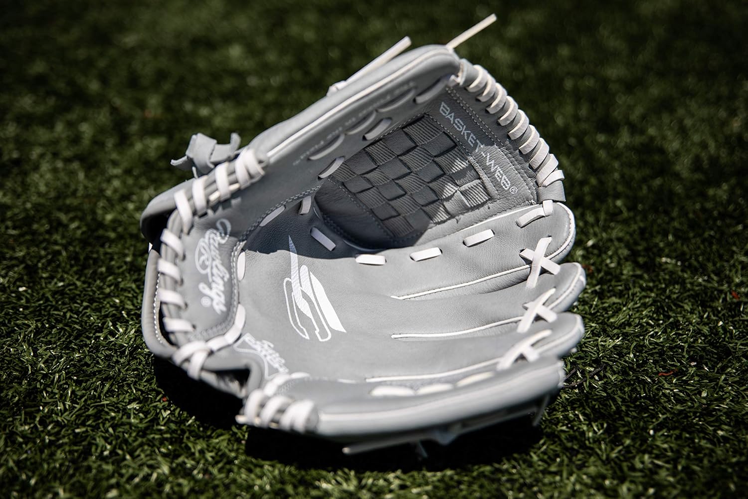 Teal/Grey/White Right Hand Throw Rawlings Sure Catch Series Fastpitch