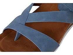 Eurosoft Women's Gianetta Flat Sandal, Azanti